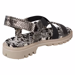 Ladies Caterpillar Open Toe Casual Sandals Ismay - Silver, UK 5