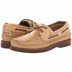 Sperry Mens Mako 2-Eye Boat Shoe  Oak  10.5