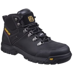 ) Caterpillar Framework Leather Black Safety Boots - Black, 13 (Adults'