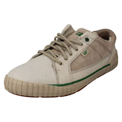 ) Mens Caterpillar Lace Up Casual Shoes Conjure - UK 6, Feather Grey (Grey