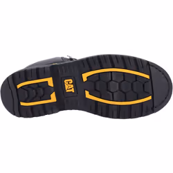 ) Caterpillar Powerplant S3 Nubuck Black Safety Boots - Black, 12 (Adults'