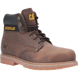 Caterpillar Men's Powerplant GYW Safety Boot Brown 9