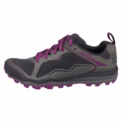) Ladies Merrell Lace Up Trainers All Out Crush Light - UK 4, Grey/Purple (Grey
