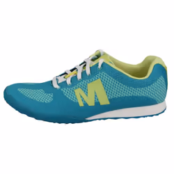 Ladies Merrell Lace Up Trainers Civet - Blue, UK 3.5