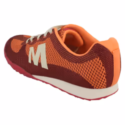 Ladies Merrell Lace Up Trainers Civet - Red, UK 3.5