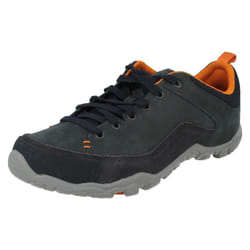 ) Mens Merrell Walking Shoe Telluride Lace - UK 6.5, Navy (Blue