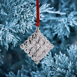 Wallace 2024 Sterling Silver Grande Baroque Snowflake Ornament 27th Edition