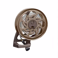 Suncast CPLSTA125B 125-Foot Sidetracker Garden Guide Side Tracker 125 ft. Brown Wall Mounted Hideaway Hose Reel No Size Tau ...