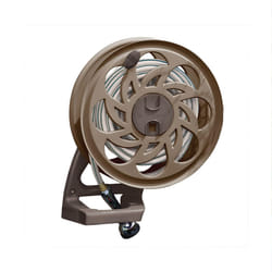 Suncast CPLSTA125B 125-Foot Sidetracker Garden Guide Side Tracker 125 ft. Brown Wall Mounted Hideaway Hose Reel  No Size  Taupe