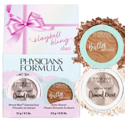 Physicians Formula Slaybell Bling Duo - Butter Bronzer & Diamond Dust Holiday Gift Set  Murumuru Butter Infused for a Radiant Glow  Cruelty Free & Veg