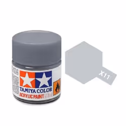 Tamiya Models X11 Mini Acrylic Paint Chrome Silver