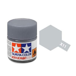 Tamiya Models X11 Mini Acrylic Paint  Chrome Silver