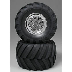 TAMIYA 9805619 Rear Tire/Wheel 58242 (2)