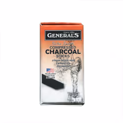 General Compressed Charcoal Stick 4B 6/Box