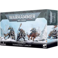 Games Workshop 99120101091 Space Wolves Thunder Wolf Cavalry Action Figure  Black