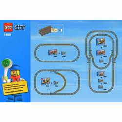 LEGO City Flexible Tracks 7499 Train Toy Accessory