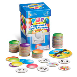 Learning Resources Pop For Addition and Subtraction Math Game  Easter Toys   Classroom and Homeschool Math Games  Math Activities for Kids  100 Pieces