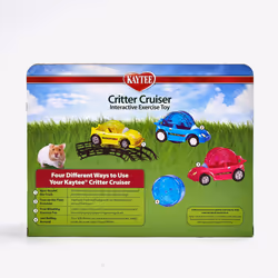 Critter Cruiser, Interactive Exercise Toy, Ball, Safe, Secure, for Hamsters, Gerbils (Colours May Vary)