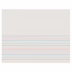 Pacon P2693, White, Letter (215.9x279.4 mm), 500 sheets, Dotted/lined paper