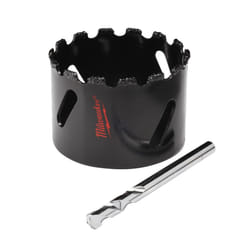 Milwaukee 49-56-0456 Hole Saw 2-1/2"""" Carbide Grit W/Pilot Bit