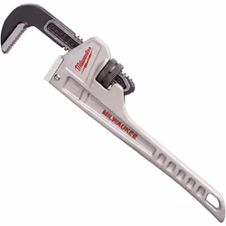 Milwaukee 48 22 7210 48227210 Aluminium Pipe Wrench-10 Inch, Red