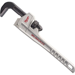 Milwaukee 48 22 7214 48227214 Aluminium Pipe Wrench-14 Inch, Red/Black/Silver