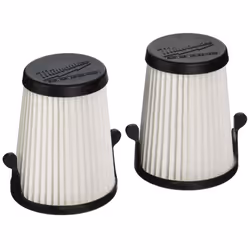 Milwaukee Genuine OEM 49-90-1950 3 Replacement Dry Filters for M12 Compact Vacuum (2 Pack)