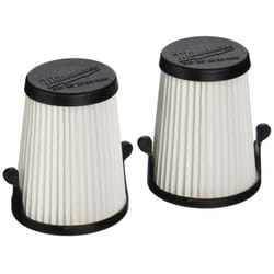 Milwaukee Genuine OEM 49-90-1950 3 Replacement Dry Filters for M12 Compact Vacuum (2 Pack)