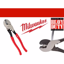 Milwaukee 48226104 Cable Cutting Pliers, Red/Black