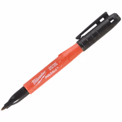 Milwaukee Inkzall Point Markers  Fine  Black (12 Pack  Black)
