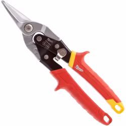 Milwaukee 48-22-4530 48224530 Metal Aviation Snips Straight Cut, Red