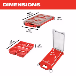 Milwaukee 48-22-8436 Packout Compact Low-Profile Organizer