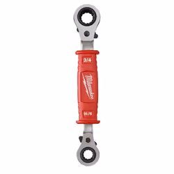 MILWAUKEE Linemans 4-in-1 Insulated Ratcheting Box Wrench 48-22-9212