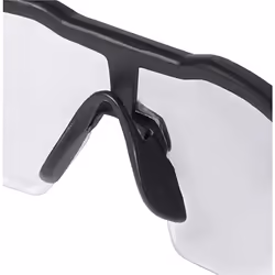 Anti-Fog Safety Glasses Clear Lens Black/Red Frame 1 pc. - Case of: 1;