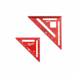 Milwaukee 7 in. Rafter Square Easy to Read MLSQ070 & MILW 4-1/2"""" Trim Square (MLSQ070-MLSQ040)