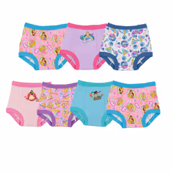 Disney Girls' Toddler Princess Potty Training Pants Multipack PrinTraining7pk 4T