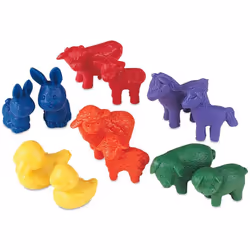 Learning Resources Friendly Farm Animal Counters (Set of 72)