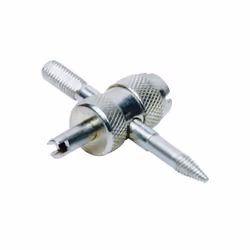 RoadPro  RP714 Tire Valve Tool 4-Way Valve Stem Tool Tire Maintenance and Repair Multi-Tool