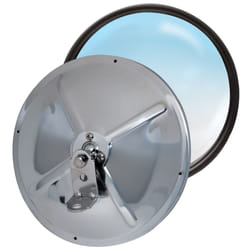 85Inch Stainless Steel Convex Mirror Head RP19S with LBracket and Center Offset Stud Adjustable Mirror Truck and Car Visibil