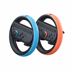 Nintendo Joy-Con 2 Wheel (set of 2), Nintendo Switch 2, Wheel mod, Black, Blue, Red, Plastic, Nintendo, Joy-Con 2