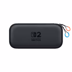 Nintendo Switch 2 Carrying Case & Screen Protector, Hardshell case, Nintendo, Black, Zipper, 142 mm, 338 mm