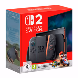 Nintendo Switch 2 Grey Bundle: Mario Kart World Pack