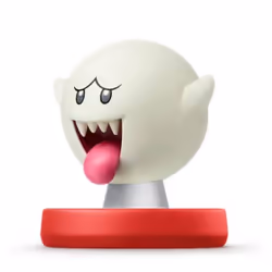 Nintendo amiibo SuperMario Boo, Red, White, 42 g, 129 mm, 92 mm, 190 mm, 150 g