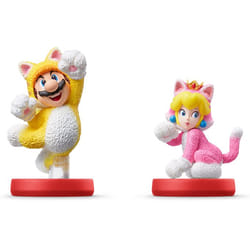 Nintendo amiibo Cat Mario & Cat Peach Interactive gaming figure