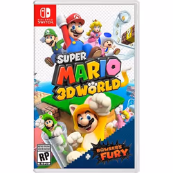 Nintendo Super Mario 3D World + Bowser’s Fury, Nintendo Switch, Multiplayer mode, RP (Rating Pending), Physical media