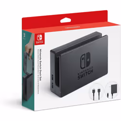 Nintendo Switch Dock Set, Charging system, Nintendo Switch, Black, 1.5 m, 610 g, 240 mm