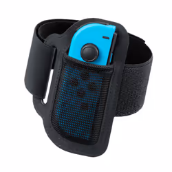 Nintendo Leg Strap, Leg strap, Nintendo, Black, Cotton fibre, Elastane, Nylon, Polyester, Nintendo Switch, Nintendo Switch Li ...