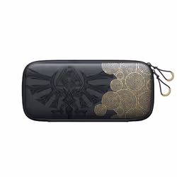 Nintendo 10009832 portable game console case Hardshell case Black, Gold, Grey