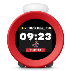Nintendo 10013963 alarm clock Digital alarm clock Red