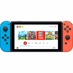 Nintendo Switch V2 2019, Nintendo Switch, Black, Blue, Red, Analogue / Digital, D-pad, Buttons, LCD